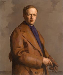Robert Brackman, Charles A. Lindbergh, 1938. Oil on canvas. Mead Art Museum, Amherst College. Gift of Ann Morrow Lindbergh,